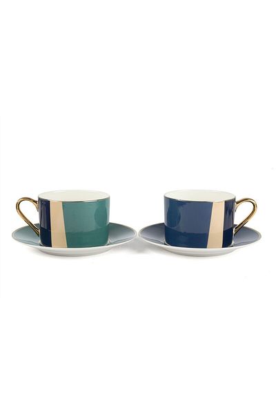 Mikasa Moor Mademe Chic 2-Piece Tea Cup Set 220Cc