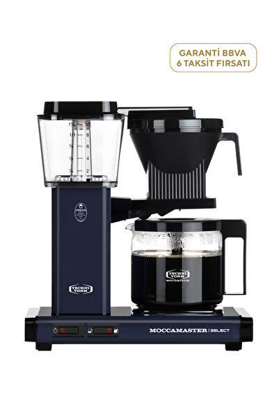 Moccamaster KBG Select Cam Potlu Gece Mavisi Filtre Kahve Makinesi