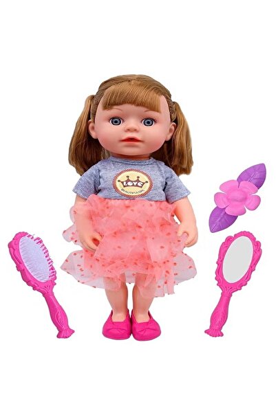 rexa دمية كبيرة جميلة ترتدي فستانًا فاخرًا وإكسسوارات شعر - مثالية للعب بالأزياء