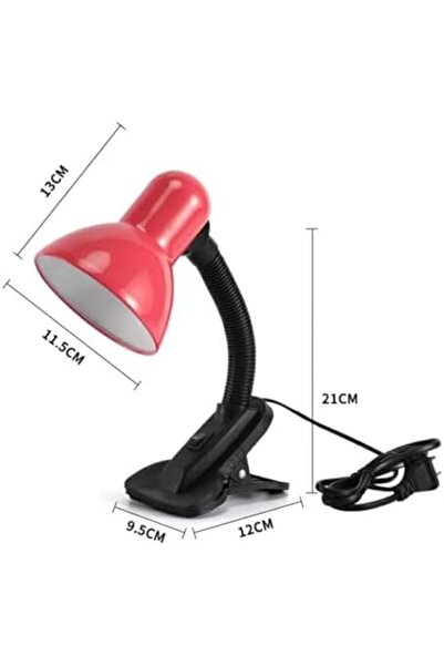 Generic LED Desk Lamp with Clamp Dimmable Light 3 Lighting Modes Eye Protection for Reading and Study.
