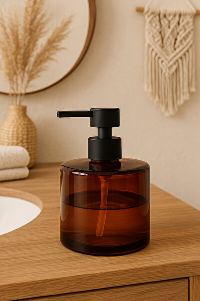 Tatu Home Mi̇en Glass Liquid Soap Dispenser 500 ml