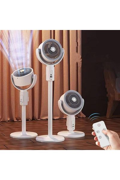 SUKILO Air Circulation Fan | Portable Silent Desktop & Floor Fan with 5-Speed Settings | Energy-Savi