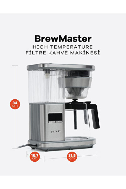 Dexart BrewMaster High Temperature Filtre Kahve Makinesi