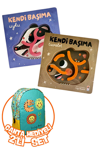 Sincap Kitap Kendi Başıma Uyku & Tuvalet Kitap Seti + Smiley Baby Hediye Çant...