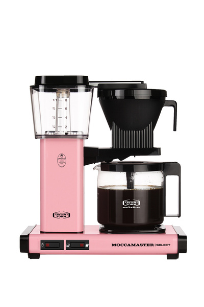 Moccamaster KGB Select Cam Potlu Pembe Filtre Kahve Makinesi