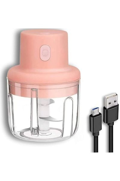 SUKILO Wireless Rechargeable Mini USB Electric Hand Chopper – 250ML Food Processor with Unbreakabl