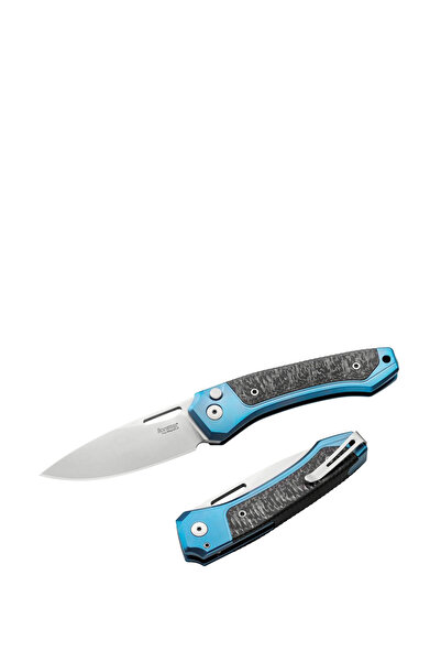 Lionsteel Twain Blue Titanyum Karbon Fiber Çakı