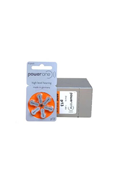 powerone POWER ONE بطاريات لسمعات ضعف السمع باور وان علبة 60بطارية