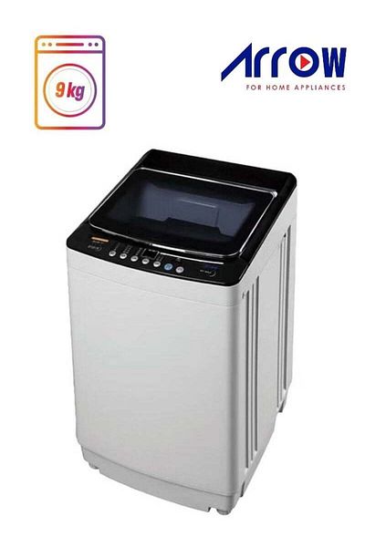 ARROW 9 KG Top Loading Fully Automatic Washing Machine, Light Grey