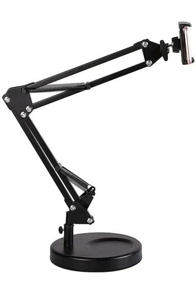 SUKILO Long Arm Tablet & Phone Stand Holder – 360° Adjustable Gooseneck Mount for 4.7"–11" Devi