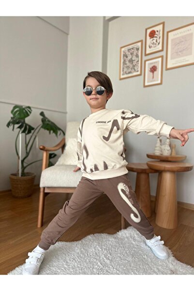 RAPAPA Choose Joy Kids Sweatshirt and Sweatpants Set 1314 K
