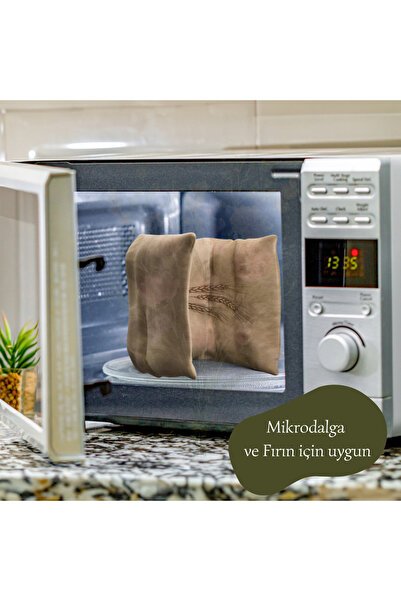 Strauss Home Vintage Buğday Yastığı 50x20 cm – Mikrodalga Uyumlu Doğal , Rahatlatıcı ve Isı Terapisi