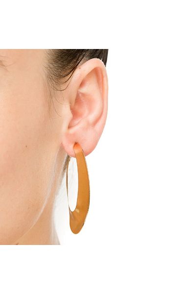 Luxenter Cercei placati cu Aur galben de 18 K SAIFGA