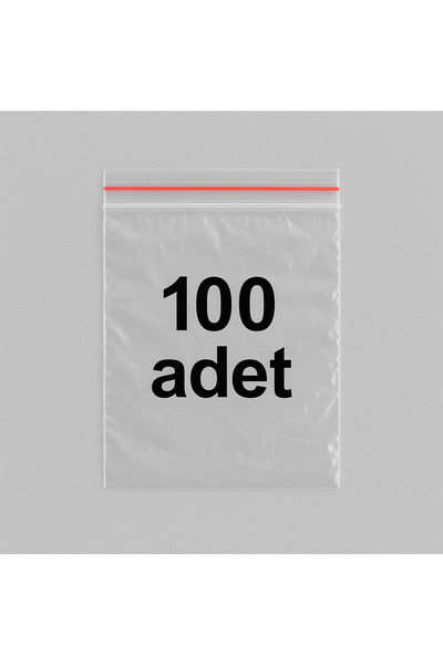 KODAL Kilitli Torba Şeffaf Poşet 10x12 cm Çerez, Buzdolabı, Saklama Naylonu