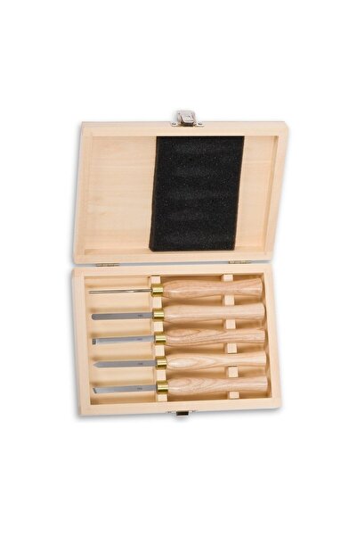 Proxxon Set of five wood chisels, 27023
