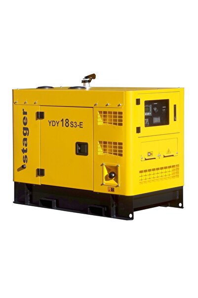 STAGER YDY18S3-E Generator insonorizat 18kVA, 23A, 1500rpm, trifazat, diesel