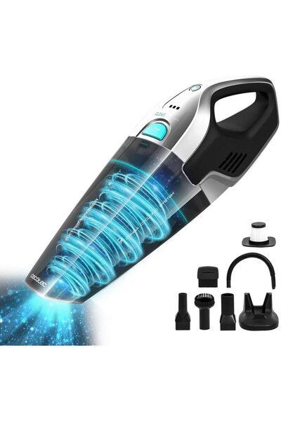 CECOTEC Aspirator de mana Conga Immortal ExtremeSuction, 75W, 5.5 kPal, Bater...