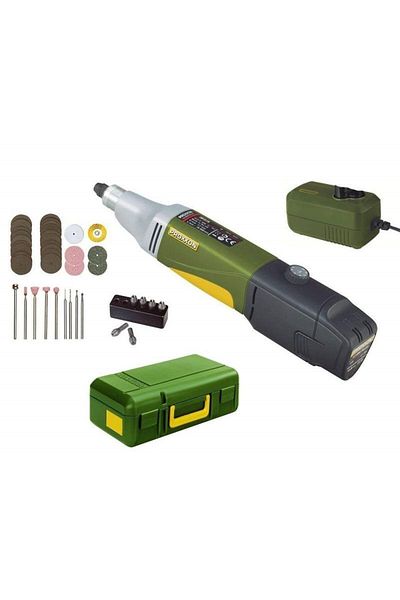 Proxxon 29800, Masina pentru gaurit-frezat IBS/A, 7000-23000 rpm, + 1xAcuu, incarcator, geanta