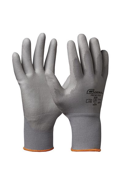 GEBOL 709244G, Manusi de protectie Micro Flex, din poliester, acoperire din poliuretan, uz prof