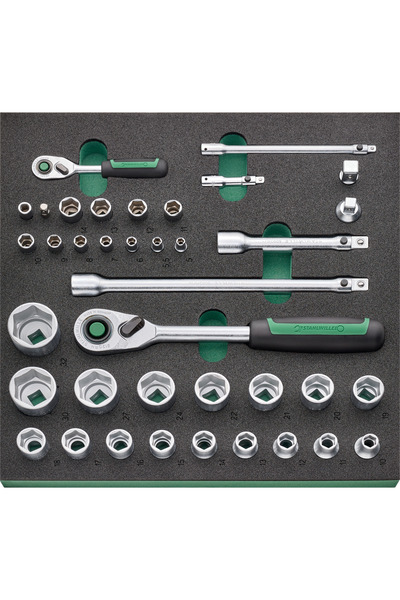 STAHLWILLE Set de 38 de scule 1/2" + 1/4" TCS 1821/38