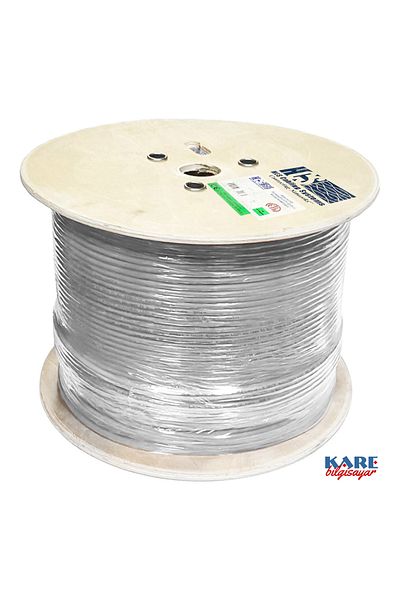 HCS U/UTP CAT6 LSOH رمادي 500 متر بكرة 23AWG 4x2x23 #