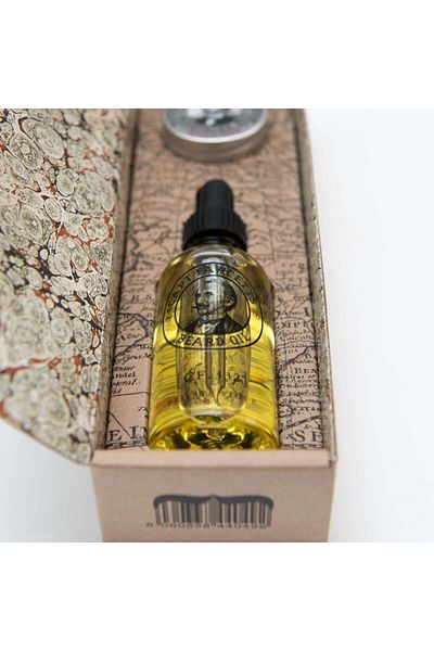 Captain Fawcett Beard care set Captain Fawcett Private Stock Oil & Wax Gift Set
