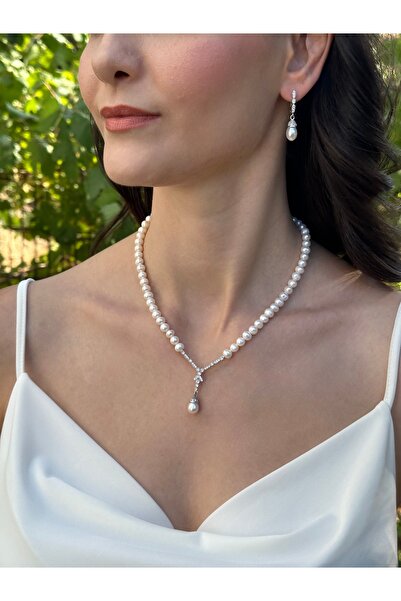 İLK İNCİ TAKI Gerçek Doğal İnci Set – ST019