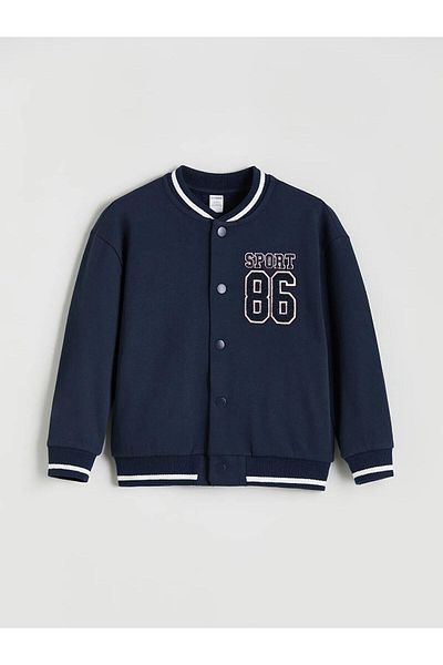 LC Waikiki Lcw Kids Embroidered Long Sleeve Boys College Jacket (W5)