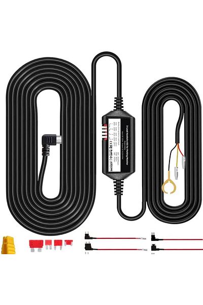 AZDOME Kit cablu alimentare si monitorizare miscare pentru JYX04 pentru modele M300 M300S, 12