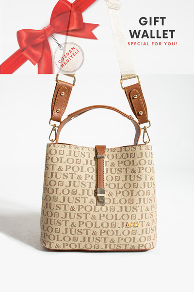 JAST POLO New Season Original Just Polo 4 Compartment Medium Size Classic Sports Model Women's Shoulder Bag and Handbag