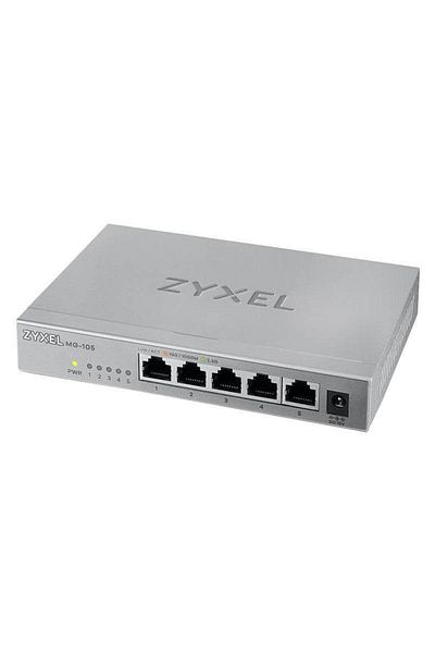ZyXEL Switch 2.5 Gigabit MG-105-ZZ0101F, 5 porturi, 100/1000/2500 Mbps