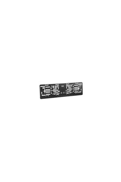 OEM Suport numar inmatriculare auto, PVC, Negru