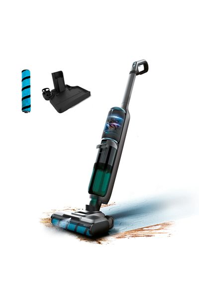 CECOTEC Aspirator vertical cu functie mop FreeGo WashVacuum Spray, 250W, Autonomie 30minute, 2