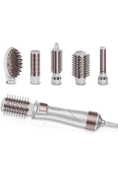 CECOTEC Set Perie rotativa cu 5 capete Bamba CeramicCare 5in1 Pro Ceramica, 1000W, Perie pentru