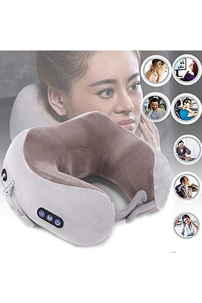 SUKILO Electric Neck Massage Pillow for Travel by