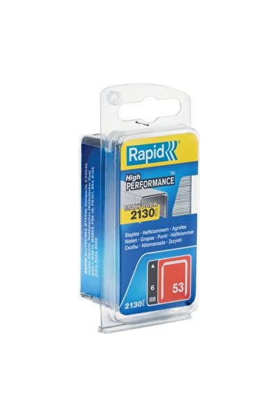 Rapid Set of 2000 galvanized fine wire staples No. 53, 6 mm 5000741