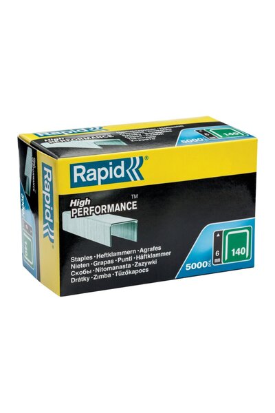 Rapid Set de 5000 de capse din sarma plata No. 140, 6 mm 11905711