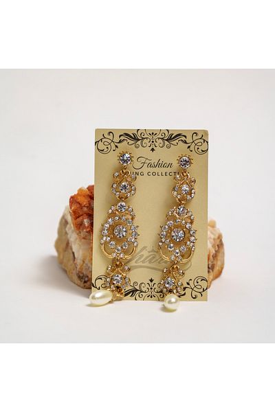 CHARM Cercei „Royal Grace” – Eleganță clasică cu perlă de inspirație vintage