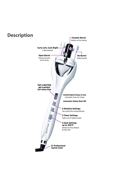 In Styler InStyler Tulip Auto Curler