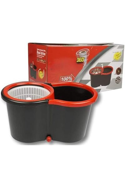 SUKILO Spin Mop Bucket Set with Wheels – Easy Wring Microfiber Mop for Floor Cleaning, Telescopic