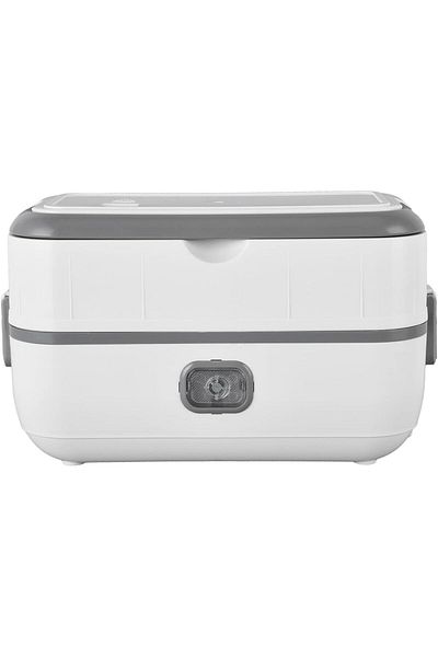SUKILO Constant Temperature Electric Lunch Box 1.2L, 304 Stainless Steel, Self Heating, EU Plug 220V