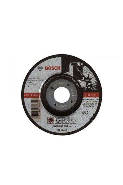 Bosch Disc de degrosare cu degajare Expert for Inox AS 30 S INOX BF, 115mm, 6.0mm