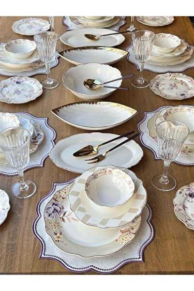 ROSSEV Yemek Takımı Dublin 40 Parça 6 Kişilik