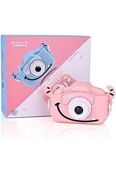 SUKILO Kids Digital Camera – 32GB SD Card Included, Dual Lens Portable Selfie Camera for Children