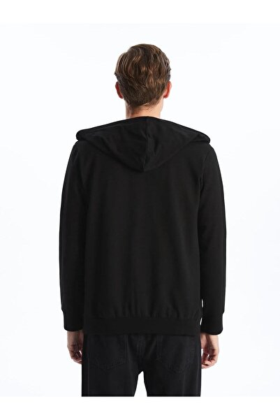 LC Waikiki Lcwaikiki Basic Hooded Long Sleeve Men's Zip Sweatshirt (W5)