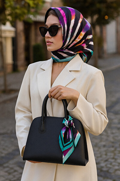 VİZYON وشاح تيفيل حريري 100%