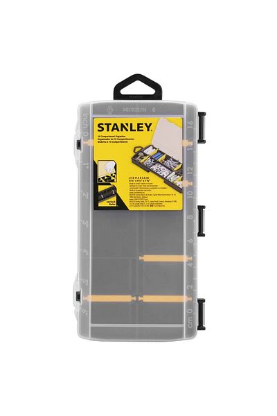 Stanley STST81679-1, Organizator accesorii cu 10 compartimente, inel de agatare, 6 despartitoar