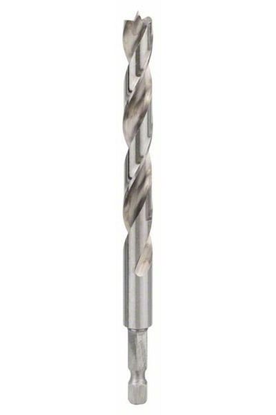 Bosch Burghiu spiral pentru lemn cu tija hexagonala, 1/4", 10x87x133mm