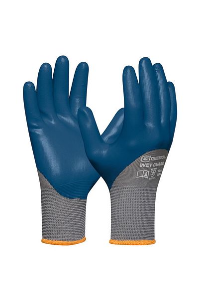 GEBOL 729513_10, Manusi de protectie Wet Guard, din poliester, acoperire cu spuma de nitril, re