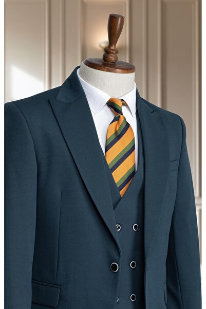 Salihtarzz Takım Elbise Yelekli SlimFit Laci SD42188